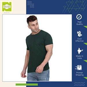 T-shirts d'uniformes scolaires 100 % coton, unis, pour étudiants, avec options de personnalisation pour les établissements d'enseignement et les écoles primaires (vente en gros) - Product Image 3