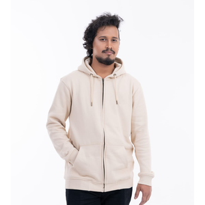Sudadera con capucha de tacto premium, con cremallera, transpirable y sostenible, tejido polar de alta calidad para hombre, cómoda para el invierno. - Product Image 3