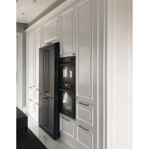 Juego de Muebles de Cocina Modulares Contemporáneos de Tablero de Partículas con Encimera de Mármol, Muebles de Cocina de Lujo para Proyectos de Interiores del Hogar - Product Image 3