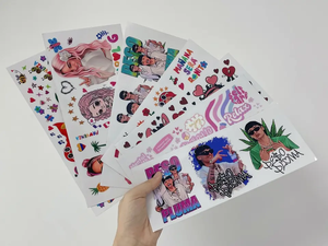 Top Sell UV DTF Cup Wrap Transfers Custom <b>Waterproof</b> Stickers High Adhesive UVDTF Cup Decor Decals 16oz Wraps - Product Image 2