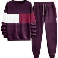 Ensemble de survêtement unisexe imprimé pour l'hiver, taille élastique, respirant, léger, pour le jogging, la gym et les loisirs