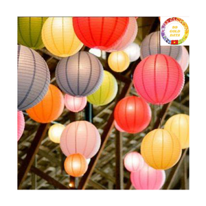 Linterna de Seda Vietnamita |   Estructura de Bambú |   Decoración Colgante Plegable |   Uso en Festivales |   Venta al por Mayor - Product Image 3