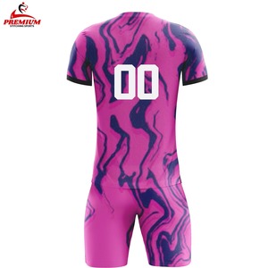 Uniforme de Fútbol Transpirable de Manga Corta con Logotipo OEM, Color Sólido, Tela 100% Poliéster, Calidad Premium para Hombre, Personalizado - Product Image 4