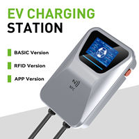 Boîtier en plastique mural, OEM, état neuf, logo personnalisé, boîte de recharge pour véhicule électrique AC EV 11KW/22KW
