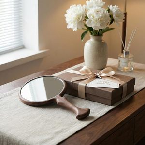 Espejo de Mano Portátil para Hombres y Mujeres, Espejo de Maquillaje para el Hogar, Viajes, Baño, Salón y Uso Personal - Product Image 6