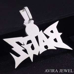 จี้ห้อยคอแบบยูนิเซ็กซ์สำหรับงานปาร์ตี้ ประดับเพชรโมอิสซาไนต์แท้จาก IDGL พร้อมกระดาษรับรอง ตัวจี้ทำจากเงินแท้ 925 ชุบทองคำสีกุหลาบ สไตล์ฮิปฮอป - Product Image 2