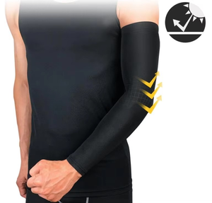 Manguito Deportivo Personalizado con Logotipo para Ciclismo, Baloncesto, Protección UV, Running, Compresión Elástica, 100% Poliéster, Unisex - Product Image 5