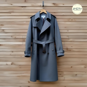 เสื้อเทรนช์โค้ทตัวยาวของผู้หญิงเสื้อคลุมยาวสไตล์ตะวันตกสำหรับผู้หญิงเสื้อคลุมยาวแบบ2025หรูหรา - Product Image 4