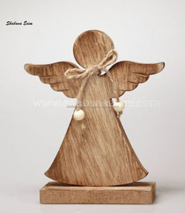 Trendy 2024 fait à la main écologique en bois Plaid décor de Table de Noël ensemble d'un Souvenir décoration de la maison - Product Image 2