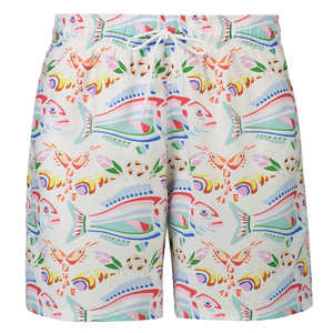 Shorts de sublimation fabriqués avec un tissu extensible confortable et des motifs vifs qui restent intenses au fil du temps. - Product Image 1