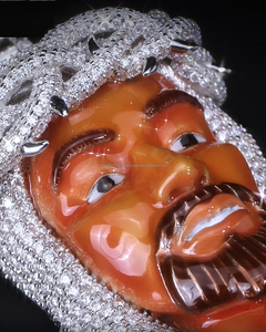 จี้ศาสนาพระเยซูที่สง่างามที่กำหนดเองด้วยเคลือบฟันและเงินสเตอร์ลิงหิน VVS Moissanite ปรับแต่งได้รับการยอมรับ - Product Image 1