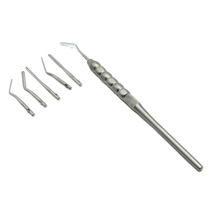 Instruments de pont osseux, Periotome dentaire manuel en acier inoxydable de qualité supérieure A+, avec 6 embouts interchangeables, certifié CE - Product Image 1