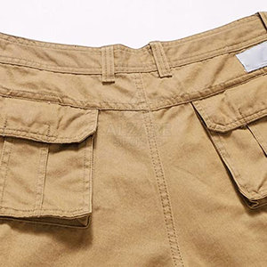 Stylish Cargo Shorts With Durable Fabric Functional <b>Storage</b> Pockets And Casual Design Cargo Shorts - Product Image 5