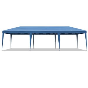 Tenda Pop-up Portatile Istantanea 10x30ft per Esterni con 8 Pareti Laterali per Feste, Matrimoni, Compleanni e Lauree - Product Image 6