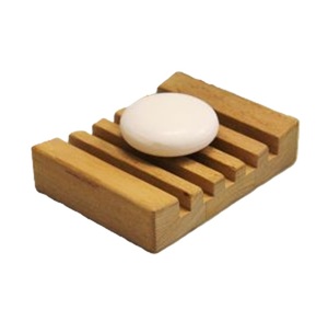 Wooden Soap Dish Simple Drain Soap Tray Holder for Bathroom Multifunctional Minimalist Soap Storage - Product Image 1