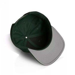 Gorra Unisex de 6 Paneles con Cierre a Presión, Color Verde Sólido, Algodón, Ajustable, Estilo Casual, para Adultos, Uso en las Cuatro Estaciones - Product Image 6