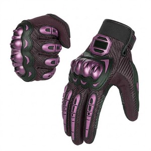 Gants tactiques en cuir haute performance avec protection rigide des phalanges pour la moto – Sécurité et durabilité 2026 - Product Image 1