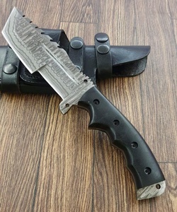 Handmade Damascus Steel tracker <b>Knife</b> with Micarta Sheet Handle and Fine Leather Sheath Bushcraft Survival <b>Knife</b> - Product Image 2