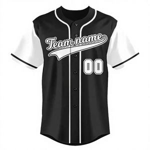 Maillot de baseball personnalisé en gros 2026 – 100 % polyester, haute qualité, respirant, avec logo et design personnalisés, service OEM - Product Image 1