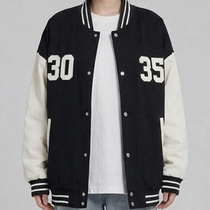 Chaqueta Varsity Clásica Personalizada para Mujer, Estilo Universitario, Chaqueta Bomber de Béisbol, Ropa Exterior Informal de Moda, Calidad Premium - Product Image 1