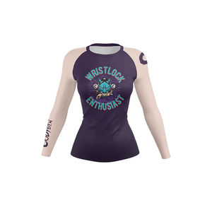 Conjunto de Camiseta Deportiva TITAN TREAD WEAR para Hombre, Estampado Digital Morado, Manga Larga, Secado Rápido, Spandex/Poliéster, Antibacteriano, UPF50+ - Product Image 2
