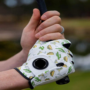 Guantes de Golf Duraderos de Cuero Genuino Cabretta de Primera Calidad, Personalizados, Suaves, Transpirables, Impermeables, Antideslizantes, con Protección en la Palma y Gancho - Product Image 6