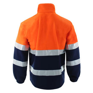 Chaqueta de seguridad reflectante a precio de fábrica para uso laboral, chaqueta de seguridad con logotipo personalizado, color a elección, protección para exteriores. - Product Image 6