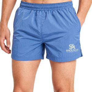 Short de bain bleu ciel pour hommes, taille élastique, léger, séchage rapide, avec poches latérales, décontracté, pour l'été et les activités aquatiques - Product Image 1