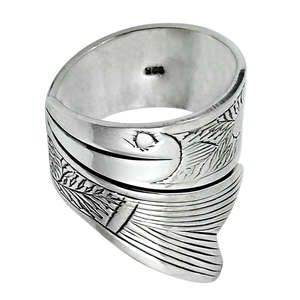 Antique Artisan Design Handmade Bohemian <b>Ring</b> Crafted From 925 Sterling Silver Engraved Minimalist Jewelry Ethnic Boho <b>Ring</b> - Product Image 1