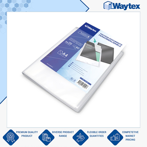 Fournisseur en gros de classeurs A4 personnalisables, 40 pages, avec couverture transparente en polypropylène, pour usage quotidien au bureau - Product Image 5