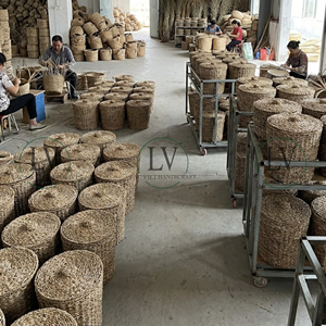 Multifunctional Desktop Storage <b>Basket</b>, Rectangle Hand Woven Seagrass <b>Basket</b> Customize Size For Document Storage From Vietnam - Product Image 5