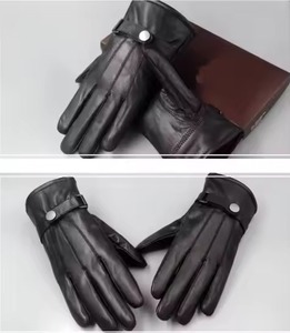 Guantes de Piel de Oveja de Alta Calidad, Nuevos, de Cuero Puro, Modernos, Deportivos, con Pantalla Táctil, para Uso Diario en las Cuatro Estaciones - Product Image 5