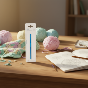 Uncinetto Ilan 5 mm in alluminio per lavori a maglia e artigianato - Product Image 2