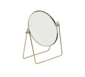 Espejo de tocador metálico con soporte para mesa de baño, espejo cosmético para mesa de maquillaje - Product Image 3