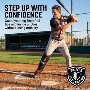 Protège-jambes de baseball personnalisé en mousse rembourrée pour jeunes et adultes, avec protection renforcée du genou, fournisseur en gros de vêtements de sport - Product Image 6