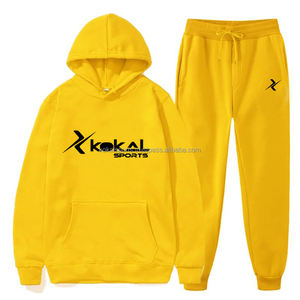 ชุดวอร์ม2ชิ้นแบบลำลองของผู้ชายชุดวอร์มแบบสวมหัวขนแกะชุดวิ่งออกกำลังกายแบบมีฮู้ดขนาดกลางสำหรับฤดูใบไม้ผลิฤดูหนาว - Product Image 4