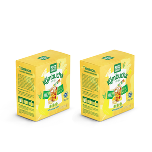 Vente directe usine – Thé Kombucha instantané saveur gingembre et citron vert, à dissolution rapide, thé aux fruits en sachet individuel - Product Image 1