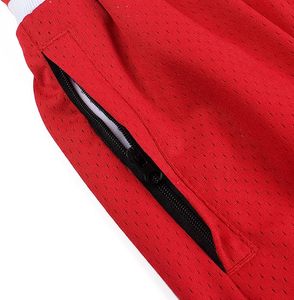 Shorts de basket-ball pour hommes avec poches zippées pour l'entraînement, la gym et les sports, dotés d'un tissu en maille respirante - Product Image 3