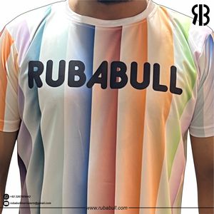 Camiseta Deportiva Unisex Rubabull de Alto Rendimiento, Secado Rápido, Impresión Personalizada, para Fitness, Entrenamiento, Running, Gimnasio, Tela Drifit - Product Image 6