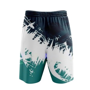 Pantalones Cortos Largos para Hombre, Ecológicos, Sublimados, Transpirables, de Secado Rápido, para Gimnasio, Correr, Entrenamiento - Spandex/Algodón/Poliéster - Product Image 4