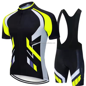 Ensemble de maillot de cyclisme respirant et coloré, design confortable, vêtements respirants pour cyclistes - Product Image 5