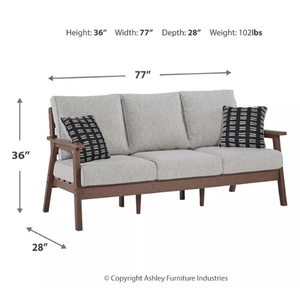 Muebles de interior Juego de sofás de jardín Muebles de interior Juego de sofás largos Diseño moderno Hecho de madera de teca antigua - Product Image 5