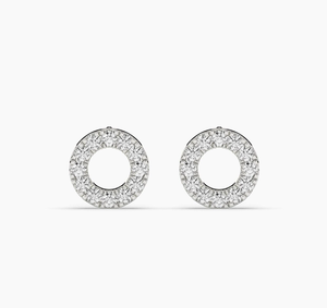 Pendientes de Diamantes de Corte Brillante Redondo VVS1, Cultivados en Laboratorio, Certificados por IGI, Chapados en Oro de 14 Quilates, de Lujo, para Mujer, Regalo para Bodas y Fiestas - Product Image 3