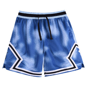 Pantaloncini da Basket e <span class=keywords><strong>Calcio</strong></span> Personalizzati di Alta Qualità in Stile Americano, con Tessuto <span class=keywords><strong>a</strong></span> Rete ad Asciugatura Rapida, Taglie XS-4XL - Product Image 3