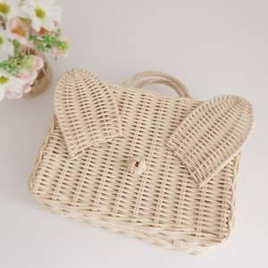 Rotin naturel fait à la main voyage bébé valise enfants valise belles petites valises vente directe d'usine - Product Image 2