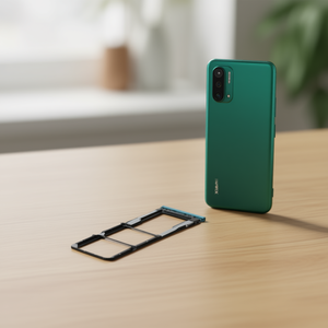 Tiroir pour carte SIM et micro SD, Redmi Note 9 Pro / Note 9s - Vert Aurora - Product Image 2