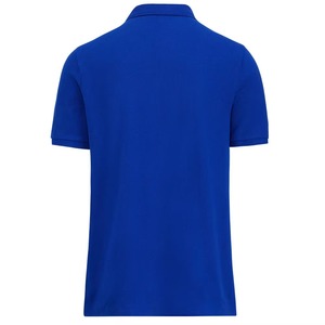 Polo de Manga Corta para Hombre, Color Verde Oscuro, Estilo Casual, Corte Regular, Tejido de Piqué de Algodón, Transpirable, con Botones - Product Image 4