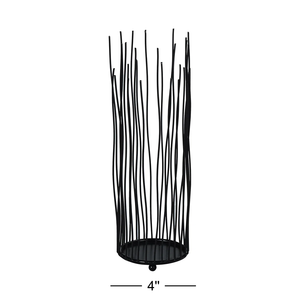 Modern Black Metal Heat Resistant Durable Eco-Friendly <b>Candle</b> Holder Set 3 Unique <b>Candle</b> Jars Home & Wedding Decor <b>Cheap</b> Prices - Product Image 2