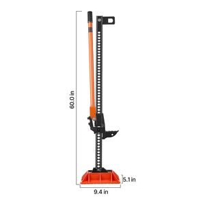 Martinetto Idraulico Agricolo da 60 Pollici con Sollevamento Elevato, Capacità 3,18 Tonnellate (7.000 Libbre), con Base a Cricchetto per Uso Stradale e Agricolo, Resistente - Product Image 5