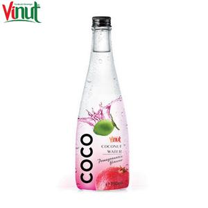 Botella de plástico de 750ml Agua de coco con etiqueta blanca de Granada Mayoristas Directo de fábrica Low-Carb BRC Certificado Vietnam - Product Image 1